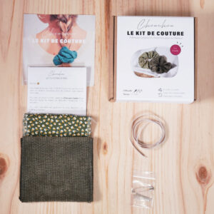 Kit de couture DIY : coussin yeux relaxant aux graines de lin et